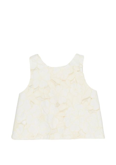 Top con fiocchi MISS GRANT KIDS | MG1713AVORIO